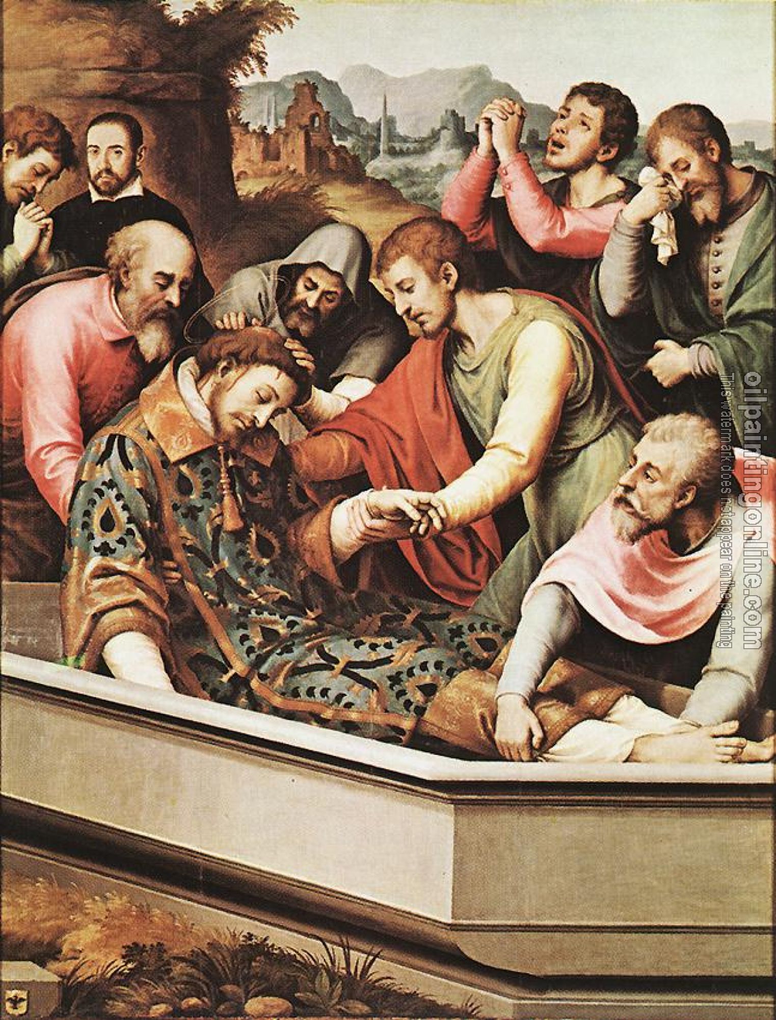 Juanes, Juan de - The Entombment of St Stephen Martyr